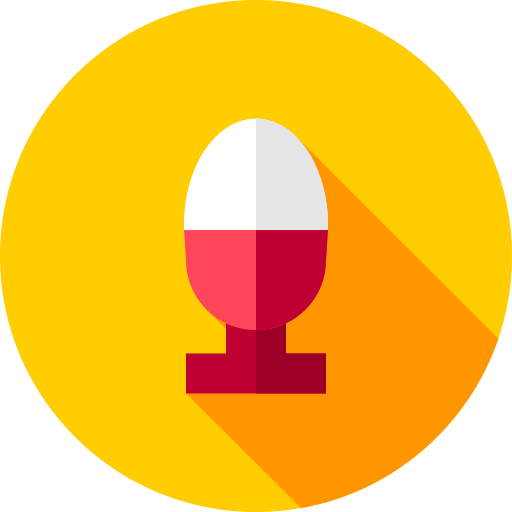 ゆで卵 Flat Circular Flat icon