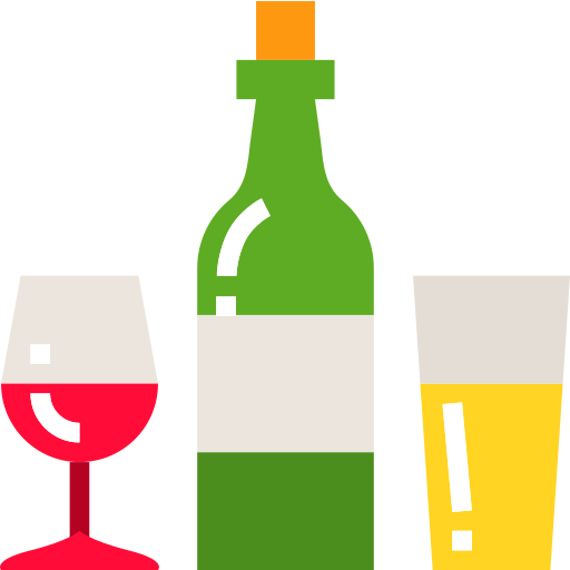 Alcohol Skyclick Flat icon