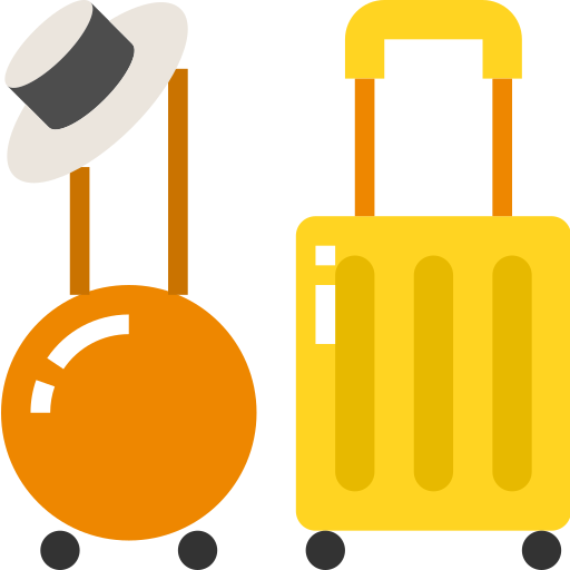 bagage Skyclick Flat icoon