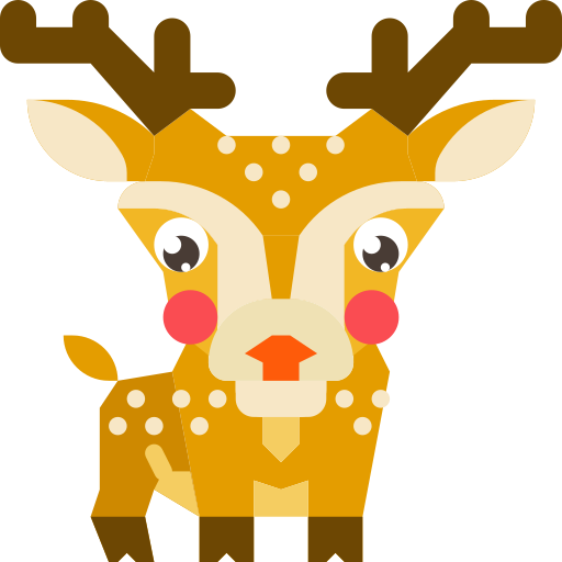 Deer Skyclick Flat icon