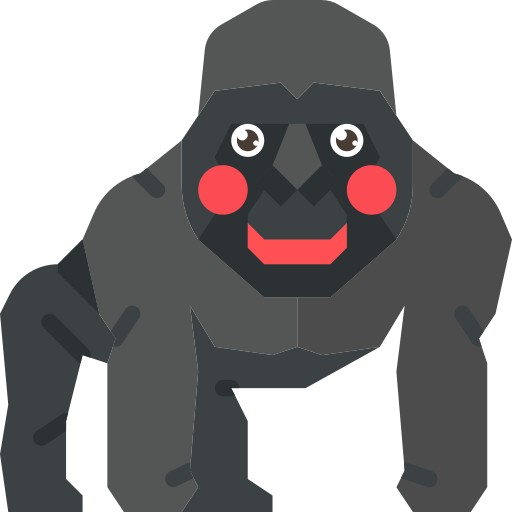 gorilla Skyclick Flat icon