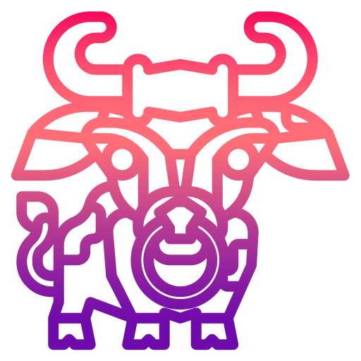 Vaca Skyclick Gradient icono