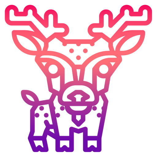사슴 Skyclick Gradient icon