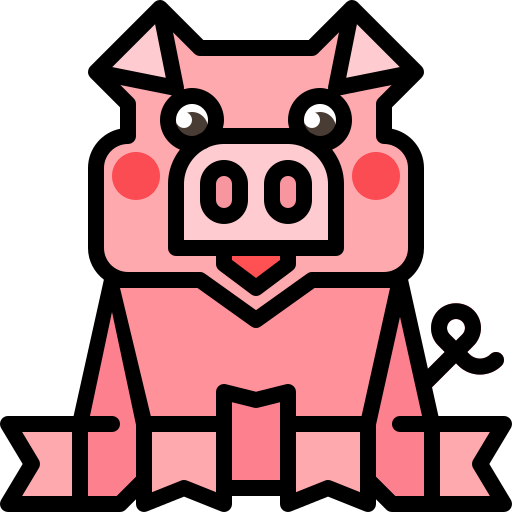 Pig Skyclick Lineal Color icon