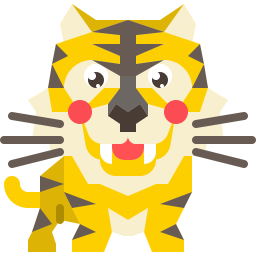 Tiger Skyclick Flat icon