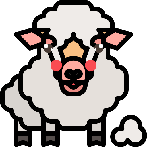 mouton Skyclick Lineal Color Icône