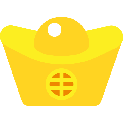 Gold Skyclick Flat icon