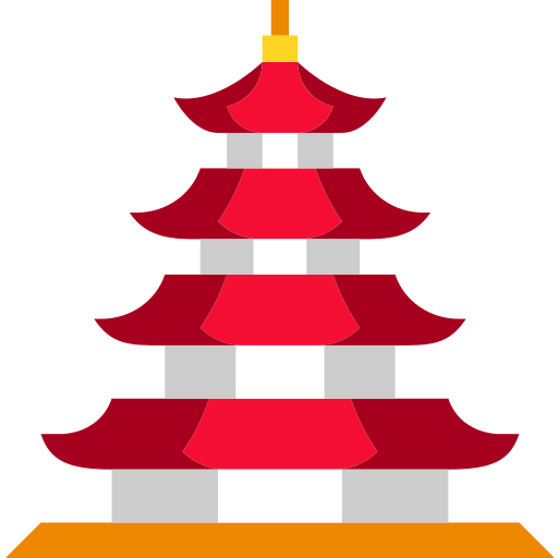 pagoda Skyclick Flat ikona