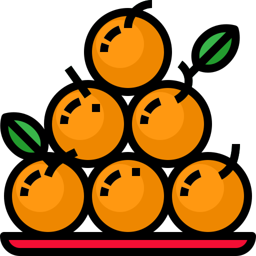 апельсин Skyclick Lineal Color иконка