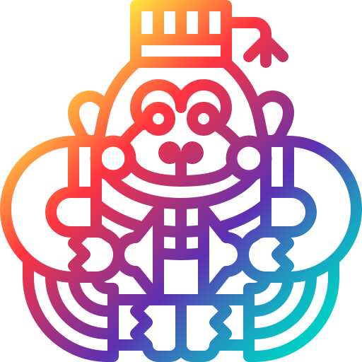 猿 Skyclick Gradient icon