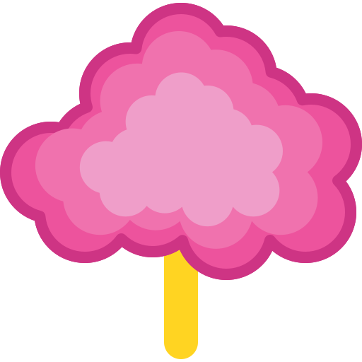 Cotton candy Skyclick Flat icon