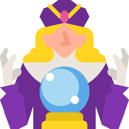 Fortune teller Skyclick Flat icon
