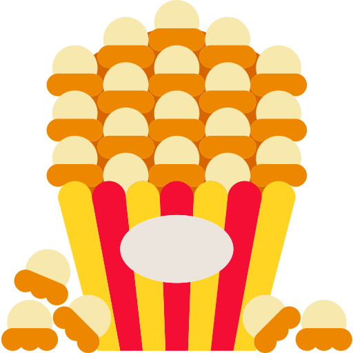 popcorn Skyclick Flat icon