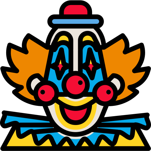 clown Skyclick Lineal Color icon