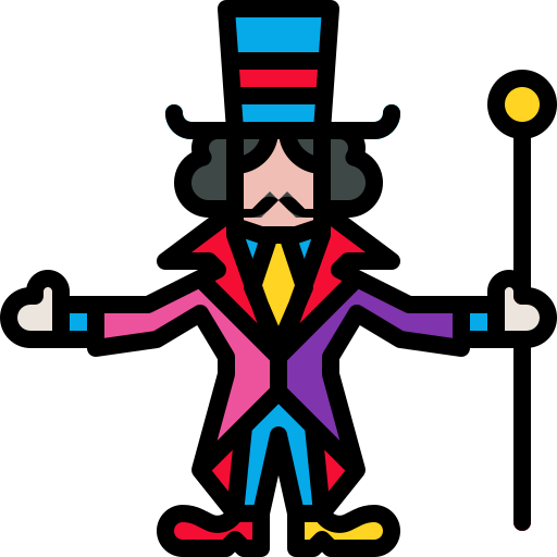 Magician Skyclick Lineal Color icon