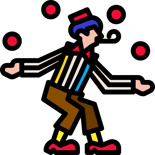Juggler Skyclick Lineal Color icon