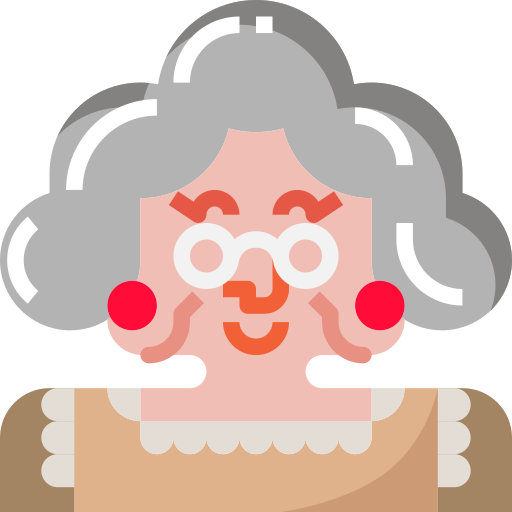 grootmoeder Skyclick Flat icoon