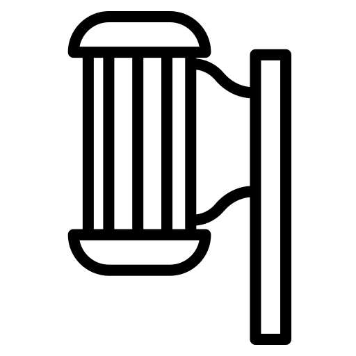 poste de barbero Generic black outline icono