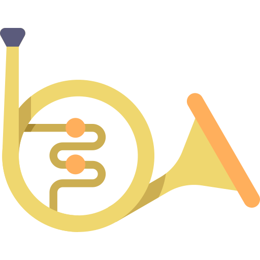 French horn Special Flat icon