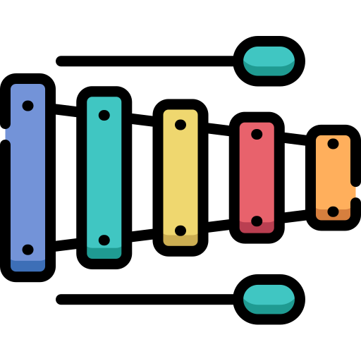 Ксилофон Special Lineal color иконка