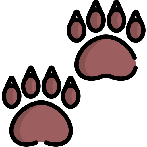 Animales salvajes Special Lineal color icono