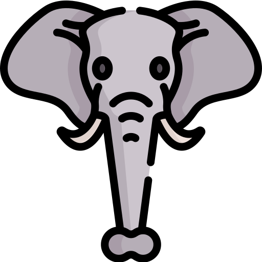 Elefante Special Lineal color icono