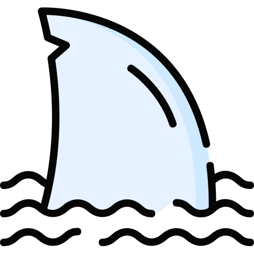 Tiburón Special Lineal color icono