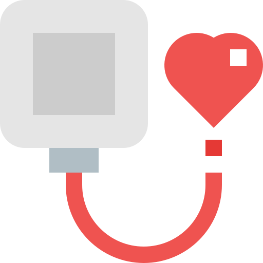 bloed donatie Pixelmeetup Flat icoon