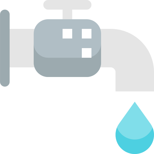 Grifo de agua Pixelmeetup Flat icono