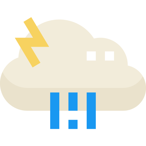 Cloud Pixelmeetup Flat icon