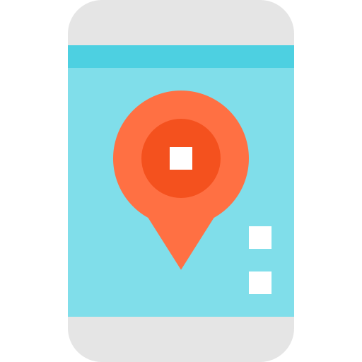 mapy i lokalizacja Pixelmeetup Flat ikona