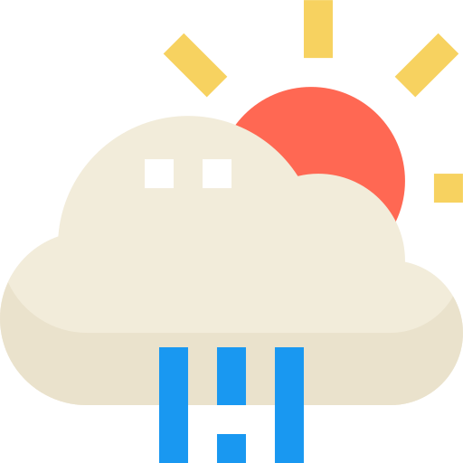 Nube Pixelmeetup Flat icono