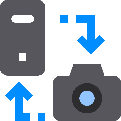 cámara Pixelmeetup Flat icono