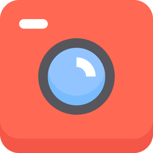 cámara Pixelmeetup Flat icono