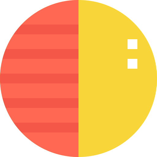 paleta kolorów Pixelmeetup Flat ikona