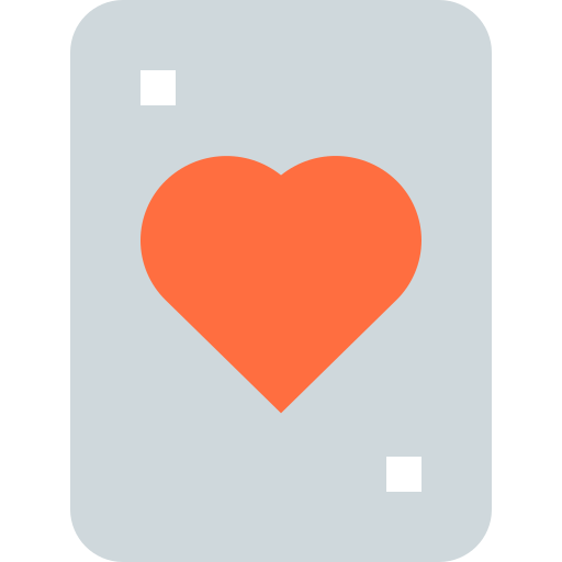 as de corazones Pixelmeetup Flat icono