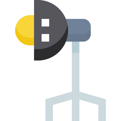 램프 Pixelmeetup Flat icon