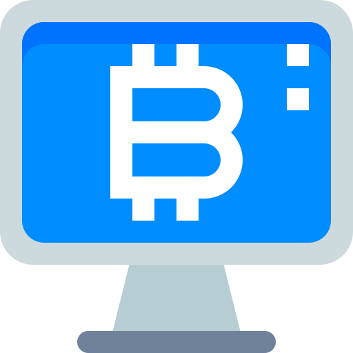 bitcoin Pixelmeetup Flat icono
