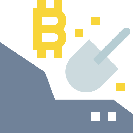 Bitcoin Pixelmeetup Flat icon