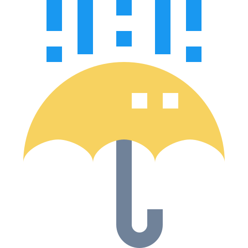 Дождь Pixelmeetup Flat иконка