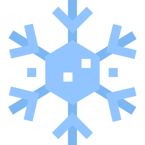 Snowflake Pixelmeetup Flat icon