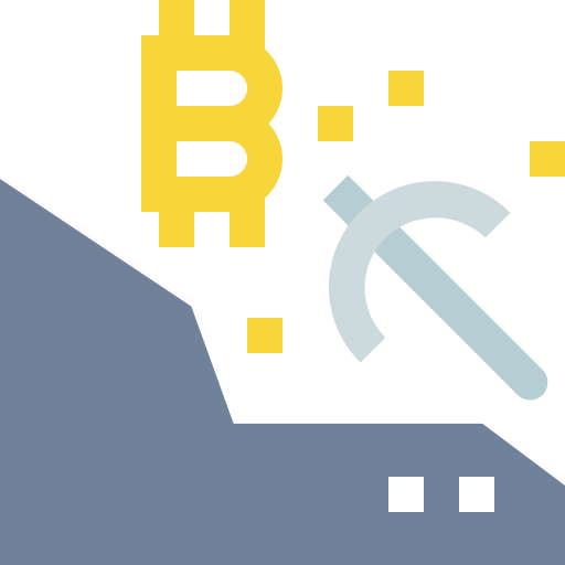 bitcoin Pixelmeetup Flat icon