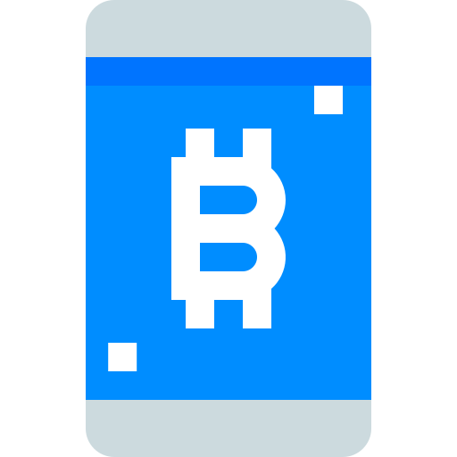 bitcoin Pixelmeetup Flat icoon
