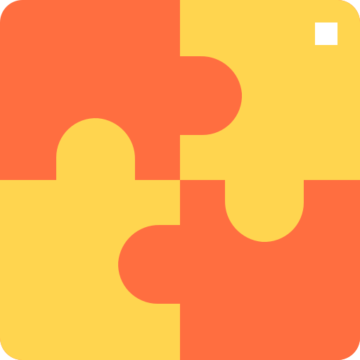 puzzle Pixelmeetup Flat icona