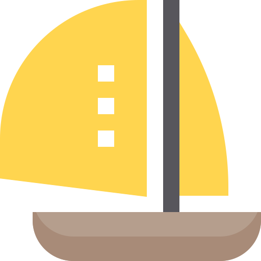 Парусная лодка Pixelmeetup Flat иконка