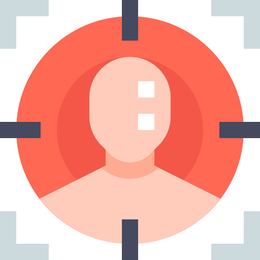 Сканирование лица Pixelmeetup Flat иконка