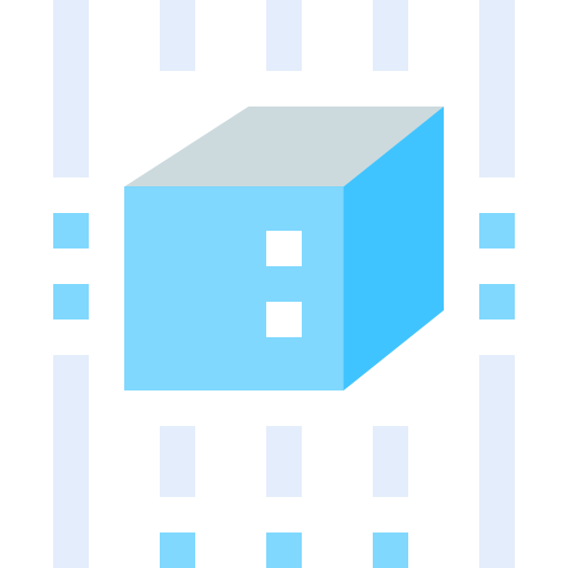 홀로그램 Pixelmeetup Flat icon
