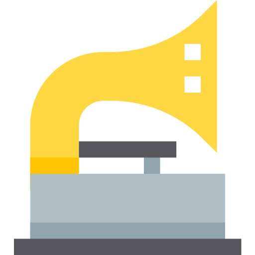 grammophon Pixelmeetup Flat icon