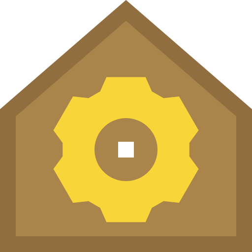 똑똑한 집 Pixelmeetup Flat icon