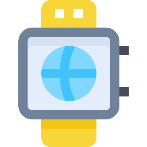 orologio intelligente Pixelmeetup Flat icona